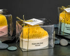 Goat's Milk Soap w/ Embedded Sea Sponge-Coconut