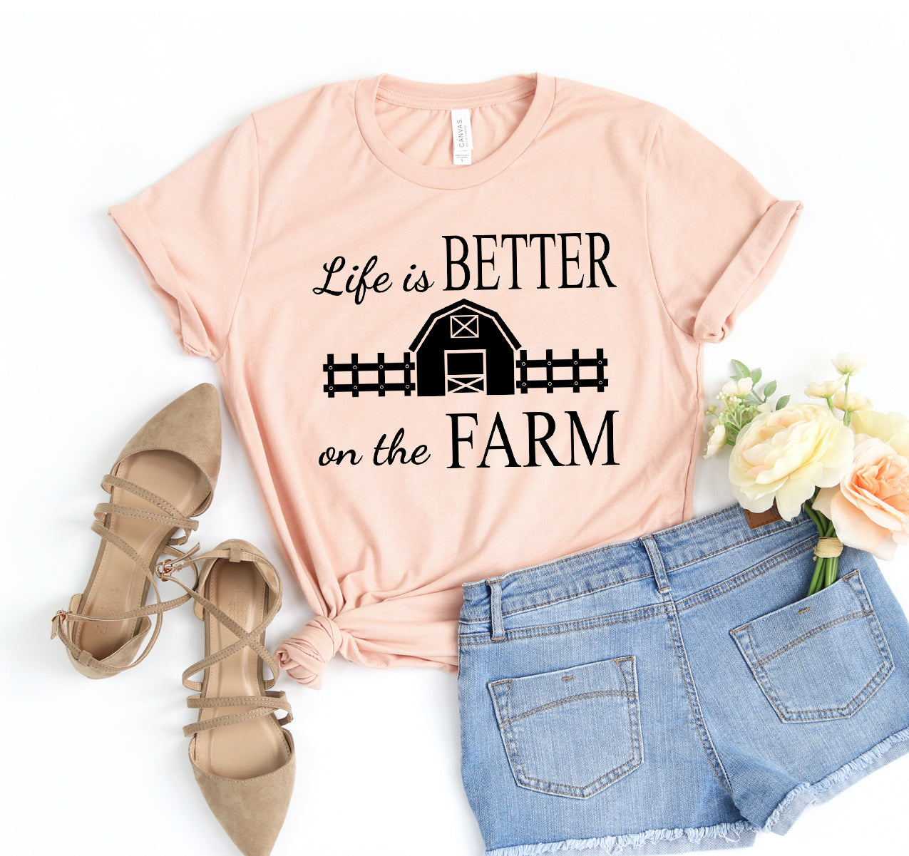 Life Is Better On The Farm T-shirt